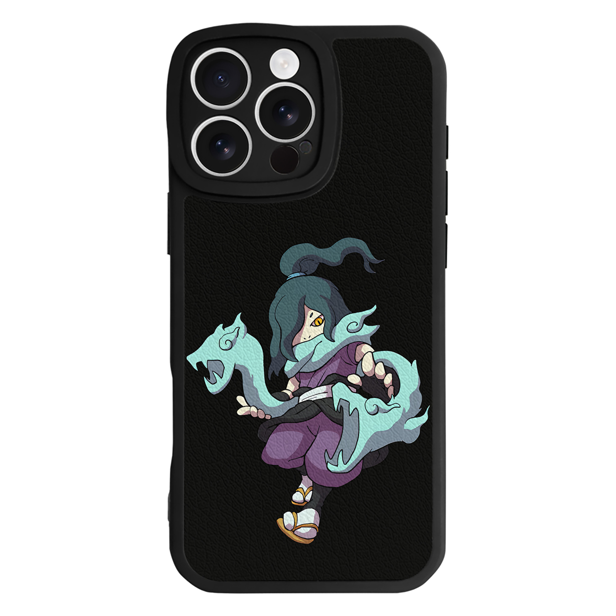 （画像用） 妖怪ウォッチ Yo-kai Watch 【iPhone 16シリーズ対応】シリコンスマホケース（レザー調） 材質：シリコン